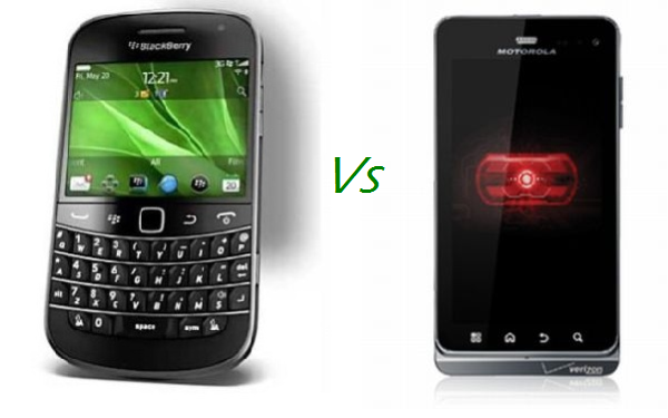 Motorola Droid 3 vs. BlackBerry Bold 9900