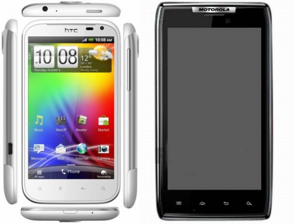 Motorola Droid Razr vs. HTC Sensation XL