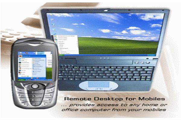 Remote desktop for mobile phones